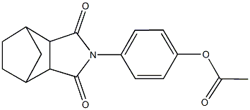 488730-23-0 4-(3,5-dioxo-4-azatricyclo[5.2.1.0~2,6~]dec-4-yl)phenyl acetate