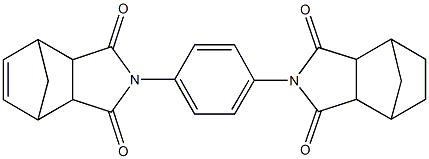 4-[4-(3,5-dioxo-4-azatricyclo[5.2.1.0~2,6~]dec-4-yl)phenyl]-4-azatricyclo[5.2.1.0~2,6~]dec-8-ene-3,5-dione Structure