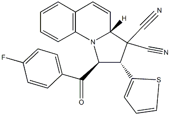 488783-84-2 1-(4-fluorobenzoyl)-2-(2-thienyl)-1,2-dihydropyrrolo[1,2-a]quinoline-3,3(3aH)-dicarbonitrile