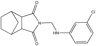 4-[(3-chloroanilino)methyl]-4-azatricyclo[5.2.1.0~2,6~]decane-3,5-dione Structure