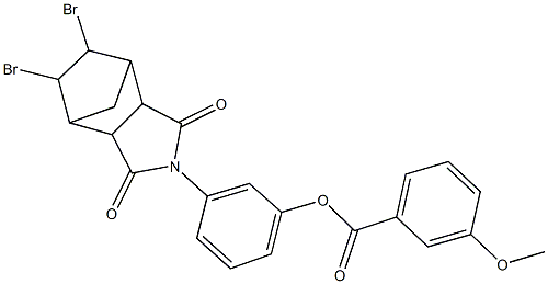 488786-47-6 3-(8,9-dibromo-3,5-dioxo-4-azatricyclo[5.2.1.0~2,6~]dec-4-yl)phenyl 3-methoxybenzoate
