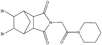 488786-66-9 8,9-dibromo-4-[2-oxo-2-(1-piperidinyl)ethyl]-4-azatricyclo[5.2.1.0~2,6~]decane-3,5-dione