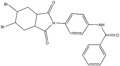 488786-87-4 N-[4-(5,6-dibromo-1,3-dioxooctahydro-2H-isoindol-2-yl)phenyl]benzamide