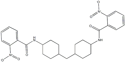 488821-61-0 2-nitro-N-(4-{[4-({2-nitrobenzoyl}amino)cyclohexyl]methyl}cyclohexyl)benzamide