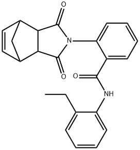 489400-53-5 2-(3,5-dioxo-4-azatricyclo[5.2.1.0~2,6~]dec-8-en-4-yl)-N-(2-ethylphenyl)benzamide
