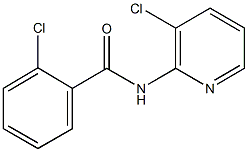 2-chloro-N-(3-chloro-2-pyridinyl)benzamide 结构式