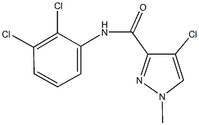 489406-43-1 4-chloro-N-(2,3-dichlorophenyl)-1-methyl-1H-pyrazole-3-carboxamide