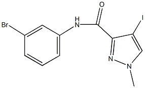 N-(3-bromophenyl)-4-iodo-1-methyl-1H-pyrazole-3-carboxamide|