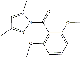 1-(2,6-dimethoxybenzoyl)-3,5-dimethyl-1H-pyrazole|