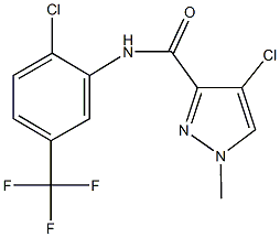 489407-09-2 4-chloro-N-[2-chloro-5-(trifluoromethyl)phenyl]-1-methyl-1H-pyrazole-3-carboxamide