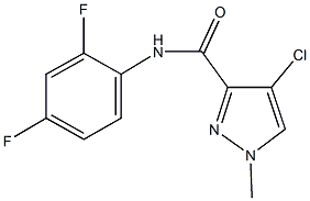 489407-46-7 4-chloro-N-(2,4-difluorophenyl)-1-methyl-1H-pyrazole-3-carboxamide