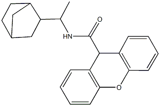 N-(1-bicyclo[2.2.1]hept-2-ylethyl)-9H-xanthene-9-carboxamide|