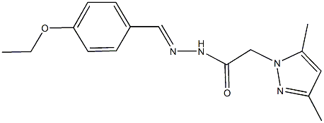 489410-23-3 2-(3,5-dimethyl-1H-pyrazol-1-yl)-N'-(4-ethoxybenzylidene)acetohydrazide