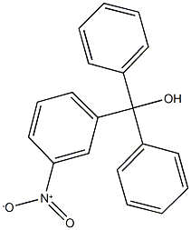 {3-nitrophenyl}(diphenyl)methanol Structure