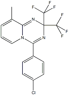 489418-82-8 4-(4-chlorophenyl)-9-methyl-2,2-bis(trifluoromethyl)-2H-pyrido[1,2-a][1,3,5]triazine