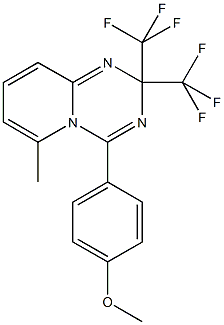 methyl 4-[6-methyl-2,2-bis(trifluoromethyl)-2H-pyrido[1,2-a][1,3,5]triazin-4-yl]phenyl ether|