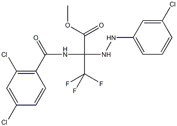 489419-87-6 methyl 2-[2-(3-chlorophenyl)hydrazino]-2-[(2,4-dichlorobenzoyl)amino]-3,3,3-trifluoropropanoate