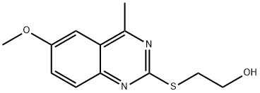 489444-69-1 2-[(6-methoxy-4-methylquinazolin-2-yl)sulfanyl]ethanol