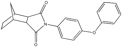 4-(4-phenoxyphenyl)-4-azatricyclo[5.2.1.0~2,6~]decane-3,5-dione 结构式