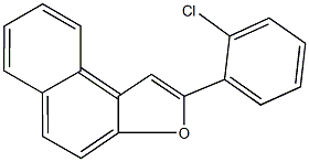 2-(2-chlorophenyl)naphtho[2,1-b]furan Structure