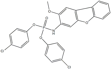 491597-43-4 bis(4-chlorophenyl) 2-methoxydibenzo[b,d]furan-3-ylamidophosphate