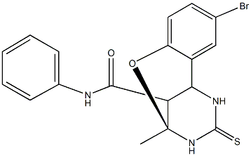 491832-13-4 (9S)-4-bromo-9-methyl-N-phenyl-11-thioxo-8-oxa-10,12-diazatricyclo[7.3.1.0~2,7~]trideca-2,4,6-triene-13-carboxamide