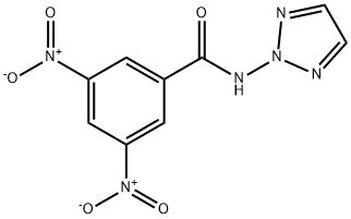 3,5-bisnitro-N-(2H-1,2,3-triazol-2-yl)benzamide 结构式