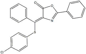 491857-09-1 4-[[(4-chlorophenyl)sulfanyl](phenyl)methylene]-2-phenyl-1,3-oxazol-5(4H)-one