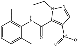 492422-66-9 N-(2,6-dimethylphenyl)-1-ethyl-4-nitro-1H-pyrazole-5-carboxamide