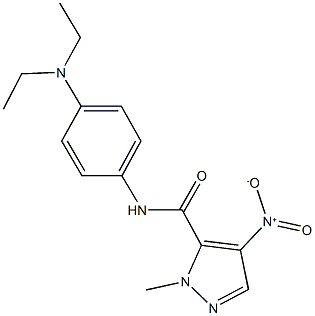 492423-45-7 N-[4-(diethylamino)phenyl]-4-nitro-1-methyl-1H-pyrazole-5-carboxamide