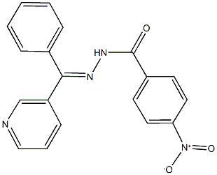 4-nitro-N'-[phenyl(3-pyridinyl)methylene]benzohydrazide,492441-67-5,结构式