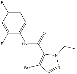 492457-57-5 4-bromo-N-(2,4-difluorophenyl)-1-ethyl-1H-pyrazole-5-carboxamide