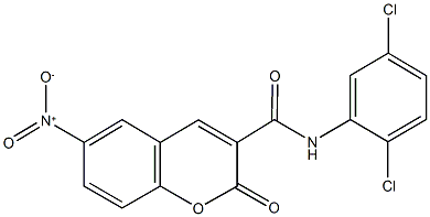 N-(2,5-dichlorophenyl)-6-nitro-2-oxo-2H-chromene-3-carboxamide Structure