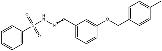 N'-{3-[(4-methylbenzyl)oxy]benzylidene}benzenesulfonohydrazide,494756-82-0,结构式