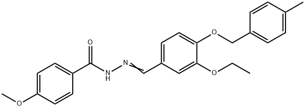 494758-45-1 N'-{3-ethoxy-4-[(4-methylbenzyl)oxy]benzylidene}-4-methoxybenzohydrazide