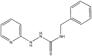 N-benzyl-2-(2-pyridinyl)hydrazinecarbothioamide Structure