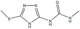 N-methyl-N'-[5-(methylsulfanyl)-4H-1,2,4-triazol-3-yl]urea,494763-46-1,结构式