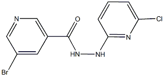 5-bromo-N'-(6-chloro-2-pyridinyl)nicotinohydrazide Structure