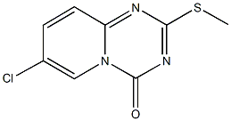 7-chloro-2-(methylsulfanyl)-4H-pyrido[1,2-a][1,3,5]triazin-4-one Structure