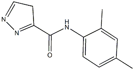 N-(2,4-dimethylphenyl)-4H-pyrazole-3-carboxamide,494775-83-6,结构式