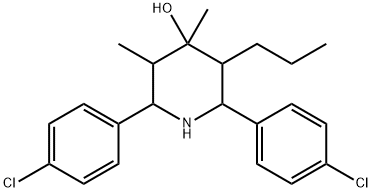 494791-74-1 2,6-bis(4-chlorophenyl)-3,4-dimethyl-5-propyl-4-piperidinol