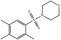 4-[(2,4,5-trimethylphenyl)sulfonyl]morpholine Struktur