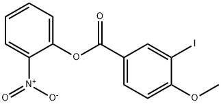 2-nitrophenyl 3-iodo-4-methoxybenzoate,494830-77-2,结构式