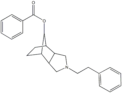 4-(2-phenylethyl)-4-azatricyclo[5.2.1.0~2,6~]dec-10-yl benzoate Structure