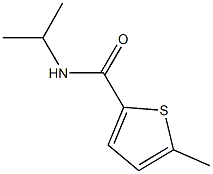 N-isopropyl-5-methyl-2-thiophenecarboxamide 结构式