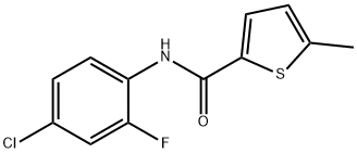 495382-69-9 N-(4-chloro-2-fluorophenyl)-5-methylthiophene-2-carboxamide