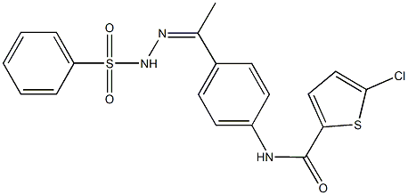 495386-88-4 5-chloro-N-{4-[N-(phenylsulfonyl)ethanehydrazonoyl]phenyl}-2-thiophenecarboxamide