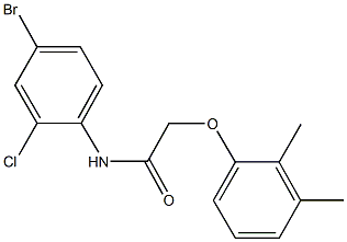 N-(4-bromo-2-chlorophenyl)-2-(2,3-dimethylphenoxy)acetamide Structure