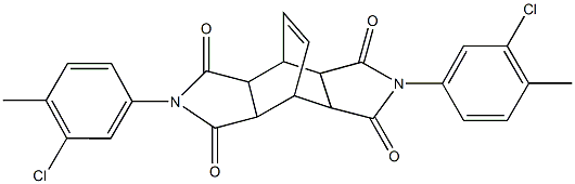 495402-78-3 4,10-bis(3-chloro-4-methylphenyl)-4,10-diazatetracyclo[5.5.2.0~2,6~.0~8,12~]tetradec-13-ene-3,5,9,11-tetrone