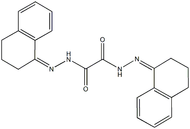 N'~1~,N'~2~-di(3,4-dihydro-1(2H)-naphthalenylidene)ethanedihydrazide Struktur